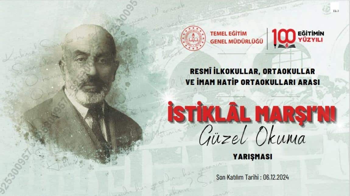 İstiklal Marşı'nı Güzel Okuma Yarışması